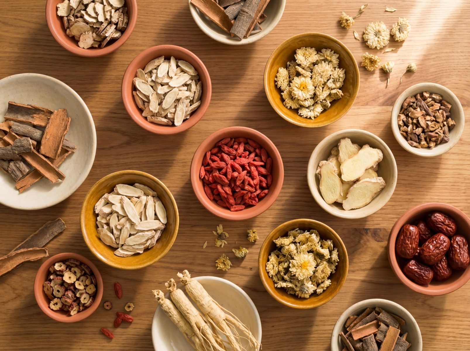 Traditional Chinese herbal medicine ingredients